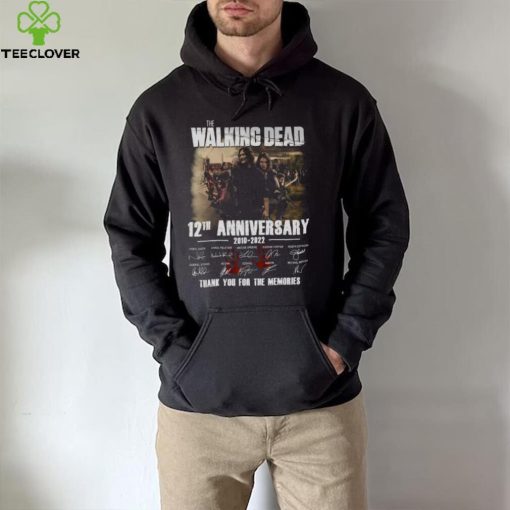 The Walking Dead TV Series 12th Anniversary 2010 2022 Thank You For The Memories Shirt