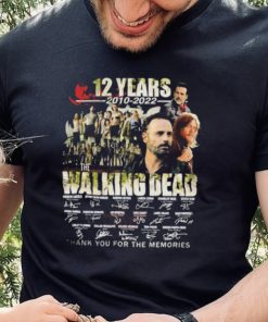 The Walking Dead TV Series Signatures Thank You For The Memories Shirt