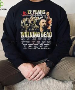 The Walking Dead TV Series Signatures Thank You For The Memories Shirt