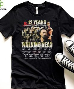 The Walking Dead TV Series Signatures Thank You For The Memories Shirt