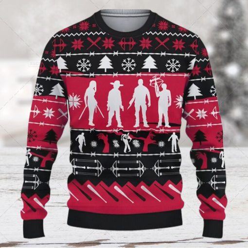 The Walking Dead Ugly Xmas Wool Knitted Sweater