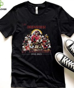 The Washington Redskins 91st Anniversary 1932 2023 Thank You For The Memories Signatures shirt