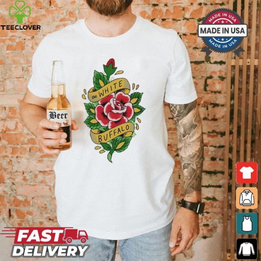 The White Buffalo Rose Tattoo White Shirt