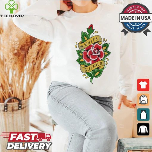 The White Buffalo Rose Tattoo White Shirt
