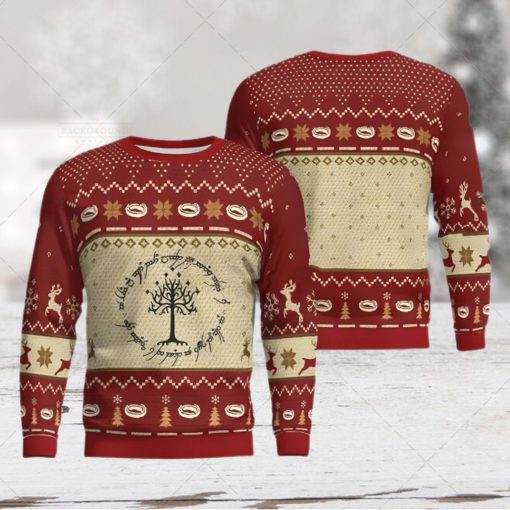 The White Tree LOTR Lord Of The Rings Ugly Christmas Sweater