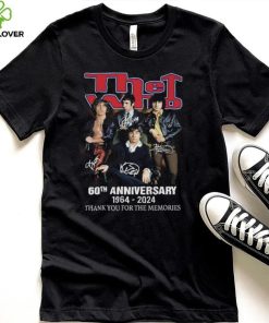 The Who 60th Anniversary 1964 2024 Thank You For The Memories Signature T Shirt