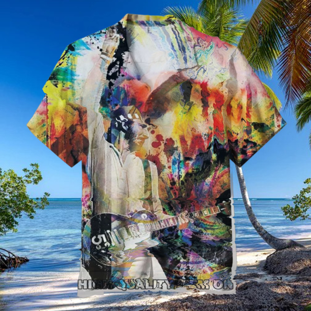 The Who Pete Townshend Short Sleeve Hawaiian Shirt The Who Pete Townshend Short Sleeve Hawaiian Shirt