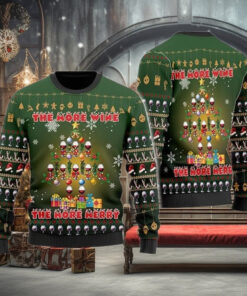 The Wine More The Merry More Ugly Christmas Sweater