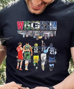 The Wisconsin City Sports Team Players 2022 Signatures Shirt