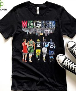 The Wisconsin City Sports Team Players 2022 Signatures Shirt