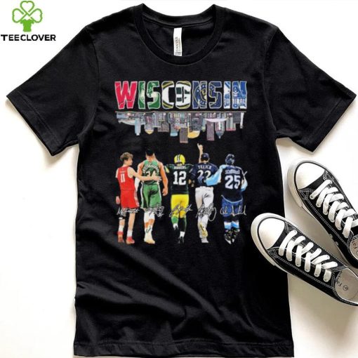 The Wisconsin City Sports Team Players 2022 Signatures Shirt