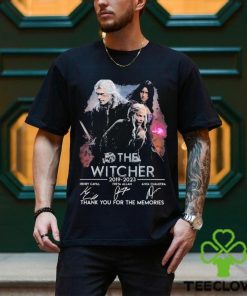 The Witcher 2019 2023 thank you for the memories signatures hoodie, sweater, longsleeve, shirt v-neck, t-shirt