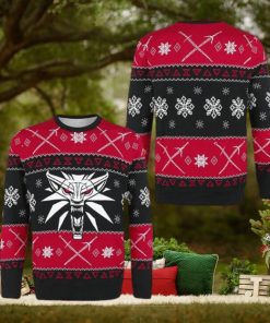 The Witcher Dreaming Of A White Wolf Holiday Ugly Christmas Sweater