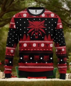 The Witcher Red All Over Print Ugly Christmas Sweater