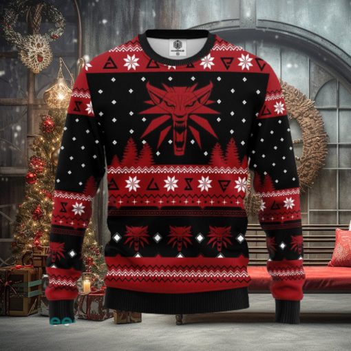 The Witcher Red Ugly Christmas Sweater Amazing Gift Men And Women Christmas Gift