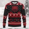Vegeta Its Over 9000 Ugly Xmas Wool Knitted Sweater