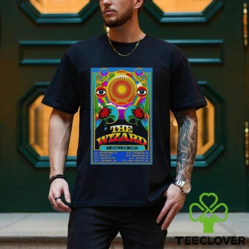 The Wizard Blues Power Tour 24 Poster Shirt