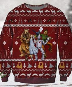 The Wizard Of Oz Ugly Christmas Sweater 3D Shirt removebg