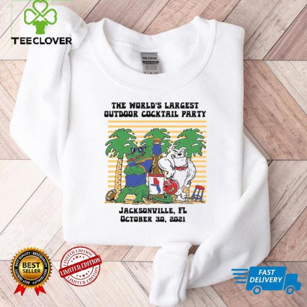 The Worlds largest outdoor cocktail party Jacksonville Florida hoodie, sweater, longsleeve, shirt v-neck, t-shirt