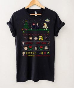 The X Files Christmas Santa Is Out There shirt