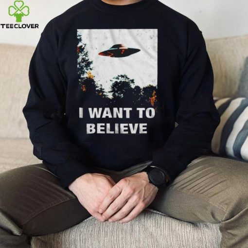 The X Files I Want To Believe Poster T Shirt