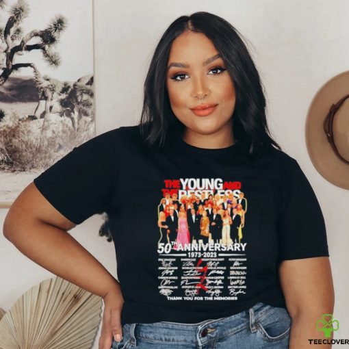 The Young And The Restless 50th Anniversary 1973 – 2023 Thank You For The Memories Shirt