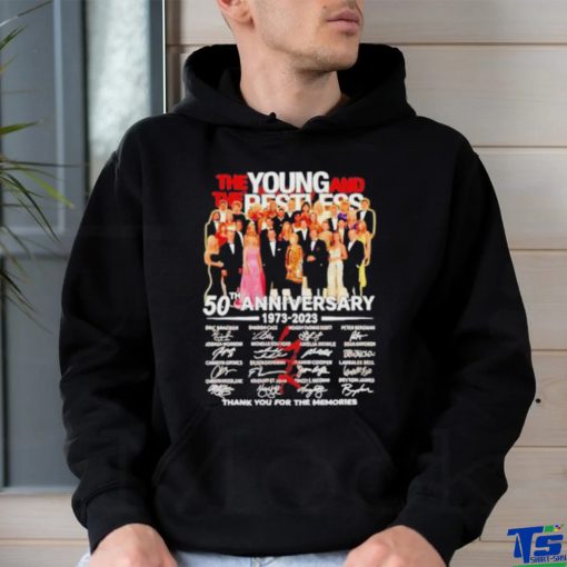 The Young And The Restless 50th Anniversary 1973 – 2023 Thank You For The Memories Shirt