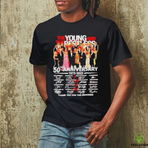 The Young And The Restless 50th Anniversary 1973 – 2023 Thank You For The Memories Shirt