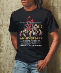 The Young And The Restless 50th Anniversary 1973 – 2023 Thank You For The Memories T Shirt