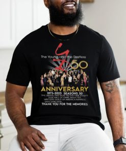 The Young And The Restless 50th Anniversary 1973 – 2023 Thank You For The Memories T Shirt