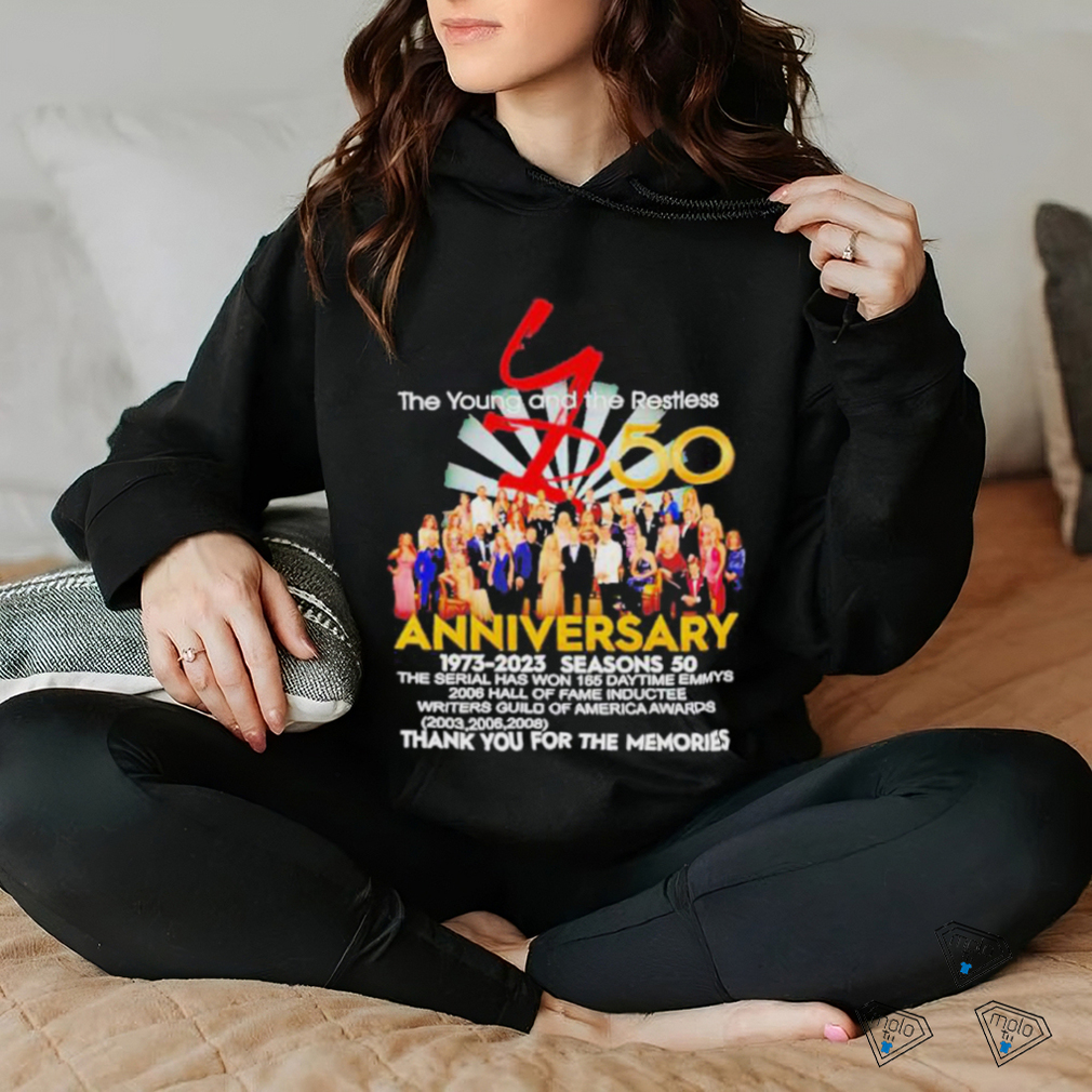 The Young and the Restless 50th anniversary 1973 2023 season’s 50 thank you for the memories shirt The Young and the Restless 50th anniversary 1973 2023 season’s 50 thank you for the memories shirt