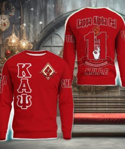 The Zeta Chapter Chapter Red 3D Sweater Community Personalized Logo For Men And Women Gift Christmas
