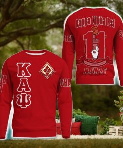 The Zeta Chapter Chapter Red 3D Sweater Community Personalized Logo For Men And Women Gift Christmas