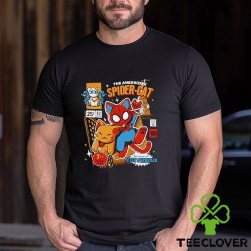 The ameowzing spider cat peter purrrker hoodie, sweater, longsleeve, shirt v-neck, t-shirt