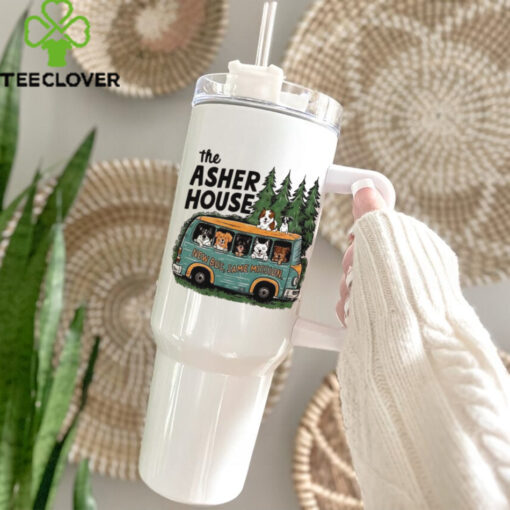 The asher house new bus same mission shirt