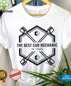 The best car mechanic in Town logo hoodie shirt