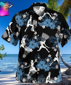 The best selling Badminton Players All Over Print Hawaiian Shirt