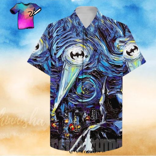 The best selling  Batman The Starry Night All Over Print Hawaiian Shirt