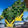 Bigfoot Summer Beer Beach All Over Print Hawaiian Shirt   Yellow