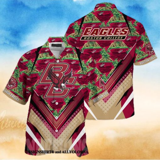The best selling Boston College Eagles Summer Hawaiian Shirt