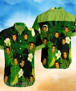 The best selling  Brad Pitt All Over Print Summer Short Sleeve Hawaiian Beach Shirt