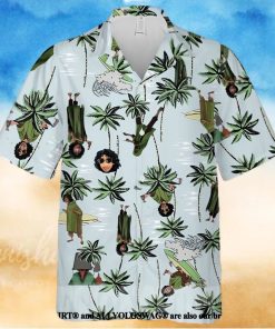 The best selling Bruno Madrigal Encanto Disney Palm Tree All Over Print Hawaiian Shirt