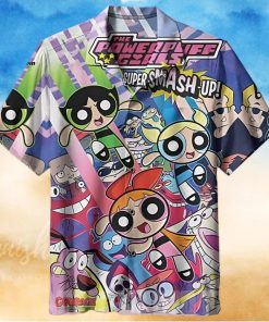 The best selling Bubbles Powerpuff Girls All Over Print Hawaiian Shirt