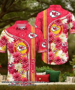 [The best selling] Kansas City Chiefs All Over Printed 3D Hawaiian Shirt