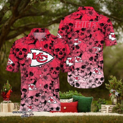 [The best selling] Kansas City Chiefs Halloween Season Aloha New Fashion Full Printed Hawaiian Shirt