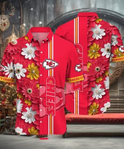 [The best selling] Kansas City Chiefs NFL Flower Summer Football Best Combo 3D Hawaiian Shirt