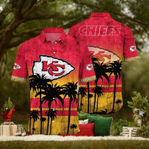 [The best selling] Kansas City Chiefs Short Style Hot Trending Summer All Over Print 3D Hawaiian Shirt