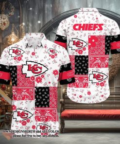 [The best selling] Kansas City Chiefs Trending Aloha New Summer Classic Full Print Hawaiian Shirt