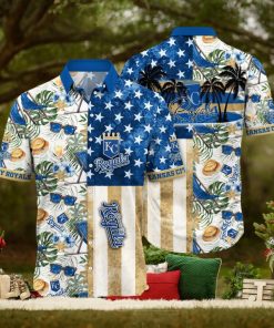 [The best selling] Kansas City Royals MLB Flower Summer Football 3D All Over Print Hawaiian Shirt