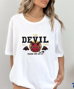 The devil made me do it est 1990 hoodie, sweater, longsleeve, shirt v-neck, t-shirt